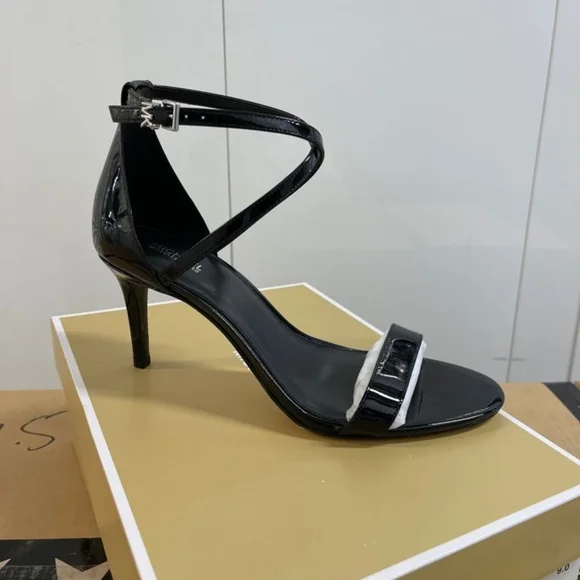 Michael Kors Ava Mid Sandal Black 🔥NEW WITH BOX 🔥 $95 - Picture 2 of 5